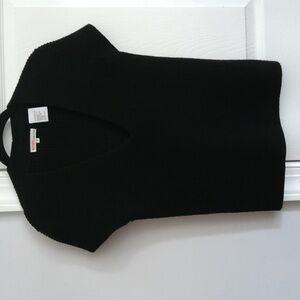 KORS MICHAEL KORS💥Nwot💥Black V-Neck Short Sleeve Top